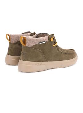 Bottes Walkin Pitas Garda vertes pour femme.