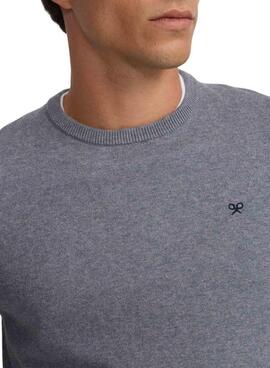 Maillot basique gris Silbon pour homme