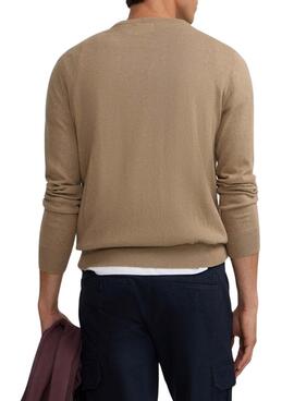 Maillot de base beige pour homme Silbon.