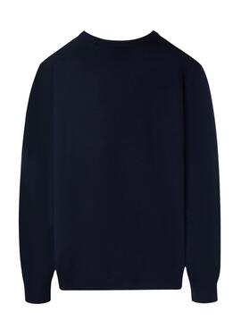 Maillot Silbon Vneck bleu marine pour homme