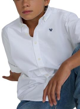 Chemise Silbon Oxford blanche pour enfant