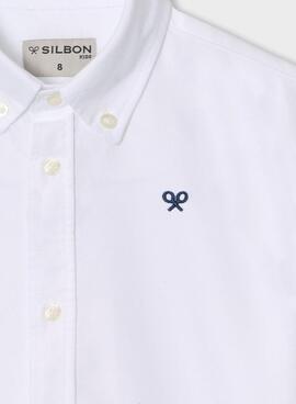 Chemise Silbon Oxford blanche pour enfant