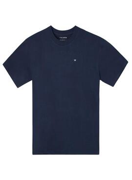 T-shirt Silbon Varsity club bleu marine pour homme