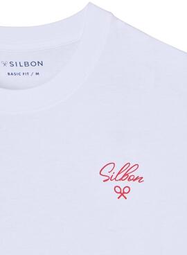 T-shirt Silbon Le Marais blanc pour homme