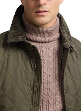 Veste de chasse classique verte pour homme Silbon Field.