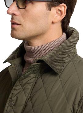 Veste de chasse classique verte pour homme Silbon Field.