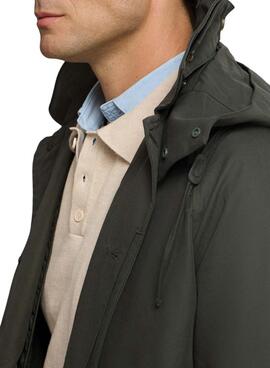 Trench-coat Silbon vert pour homme