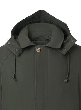 Trench-coat Silbon vert pour homme
