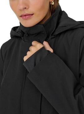 Parka noir pour femme Only Kara