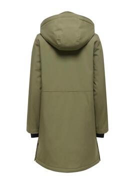 Parka Only Kara verte pour femme