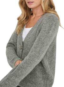 Gilet en tricot vert pour femme Only Zoey.