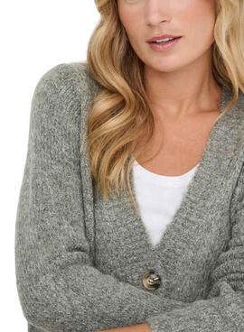 Gilet en tricot vert pour femme Only Zoey.