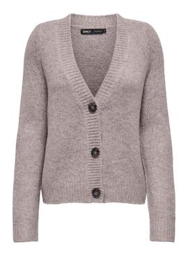 Gilet en tricot Only Zoey violet pour femme