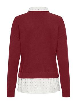 Maillot Dagmar bordeaux pour femme