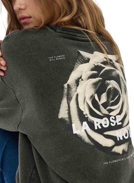 Sweatshirt Only Sinna noir pour femme