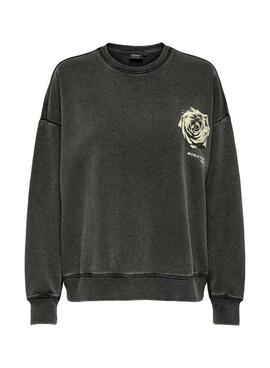 Sweatshirt Only Sinna noir pour femme