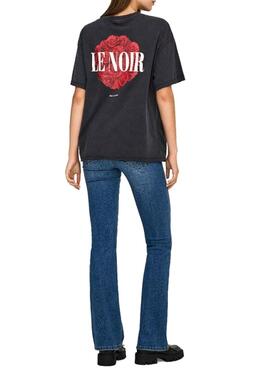 T-shirt Only Kinna noir pour femme