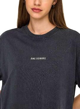 T-shirt Only Kinna noir pour femme