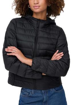Veste matelassée Only Tahia noire pour femme