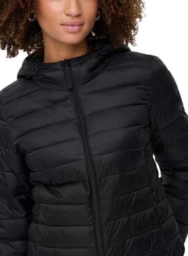 Veste matelassée Only Tahia noire pour femme