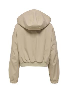 Veste Only Onlkara camel pour femme