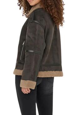 Veste marron Only Onlkendra pour femme