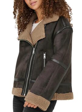 Veste marron Only Onlkendra pour femme