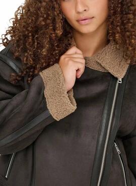 Veste marron Only Onlkendra pour femme