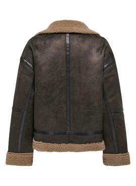 Veste marron Only Onlkendra pour femme