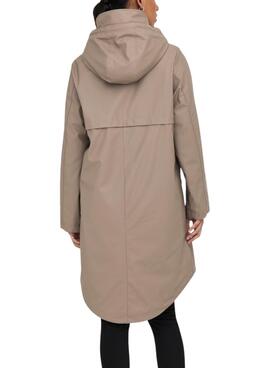 Imperméable Only Onlelisa camel pour femme