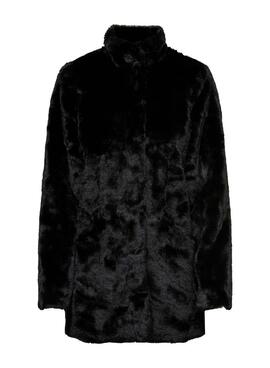 Veste en fausse fourrure noire pour femme de Only Onlvida.