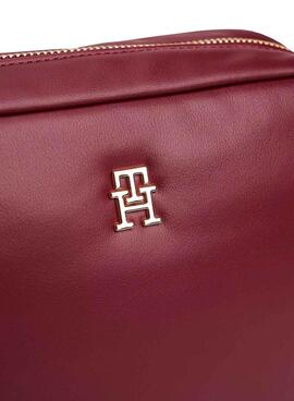 Sac Tommy Hilfiger Popette en nylon grenat pour femme