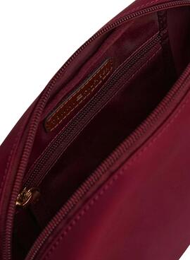 Sac Tommy Hilfiger Popette en nylon grenat pour femme