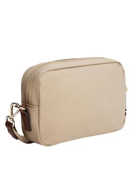 Sac à main Tommy Hilfiger Popette en nylon beige pour femme