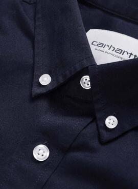 Chemise Carhartt WIP Madison bleu marine pour homme