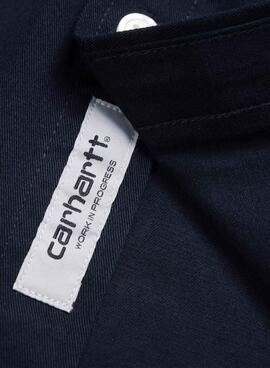 Chemise Carhartt WIP Madison bleu marine pour homme