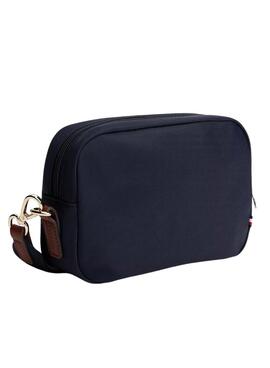 Sac à bandoulière Tommy Hilfiger Popette corp bleu marine pour femme