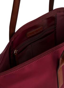 Sac cabas Tommy Hilfiger Popette bordeaux pour femme