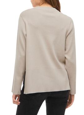 Maillot Vila Viostria beige pour femme