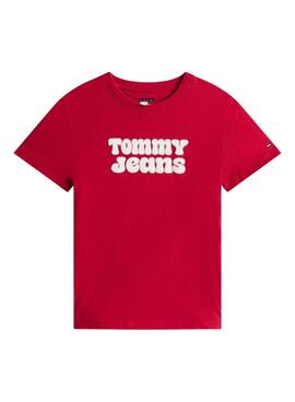 T-shirt Tommy Jeans Essential rouge pour femme