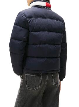 Veste matelassée Tommy Jeans Flag bleu marine pour femme