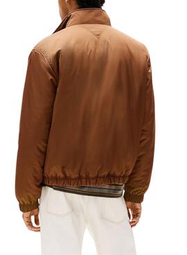 Veste matelassée marron Tommy Jeans pour homme