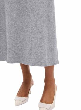Jupe grise pour femme Vila Viril