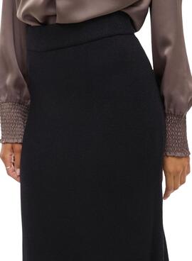 Jupe Vila Viril noire pour femme