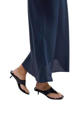 Jupe Vila Viellette bleue pour femme