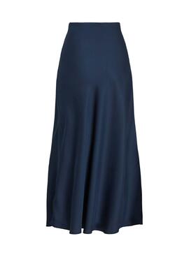 Jupe Vila Viellette bleue pour femme