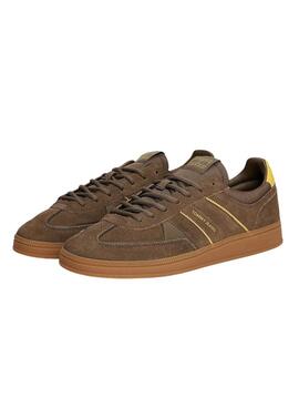 Chaussures Tommy Jeans The Greenwich marron pour hommes.