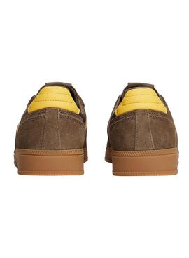 Chaussures Tommy Jeans The Greenwich marron pour hommes.