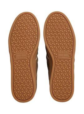 Chaussures Tommy Jeans The Greenwich marron pour hommes.