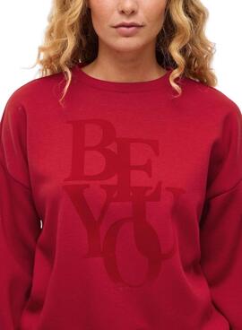 Sweatshirt Vila Reflect rouge pour femme